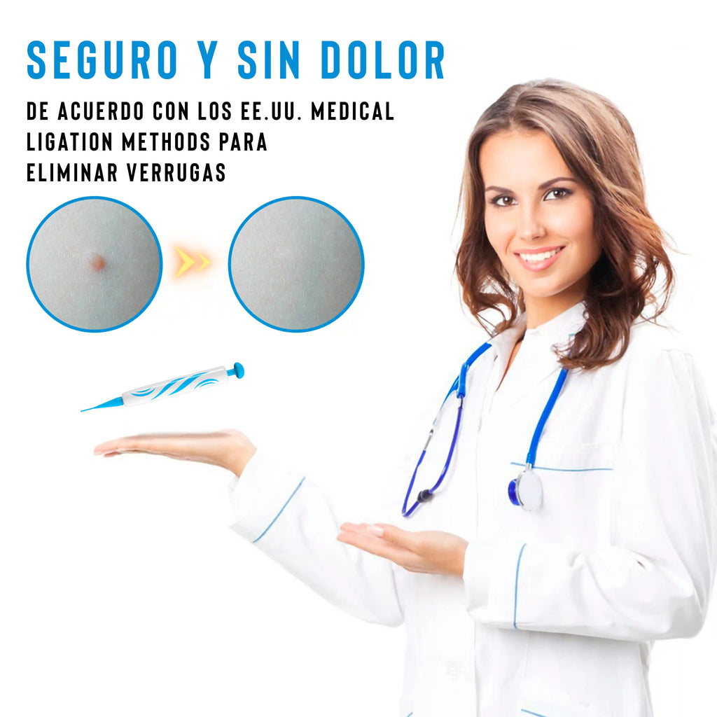 Removedor Rápido de Verrugas GRATIS 40 Bandas eliminadora de verrugas
