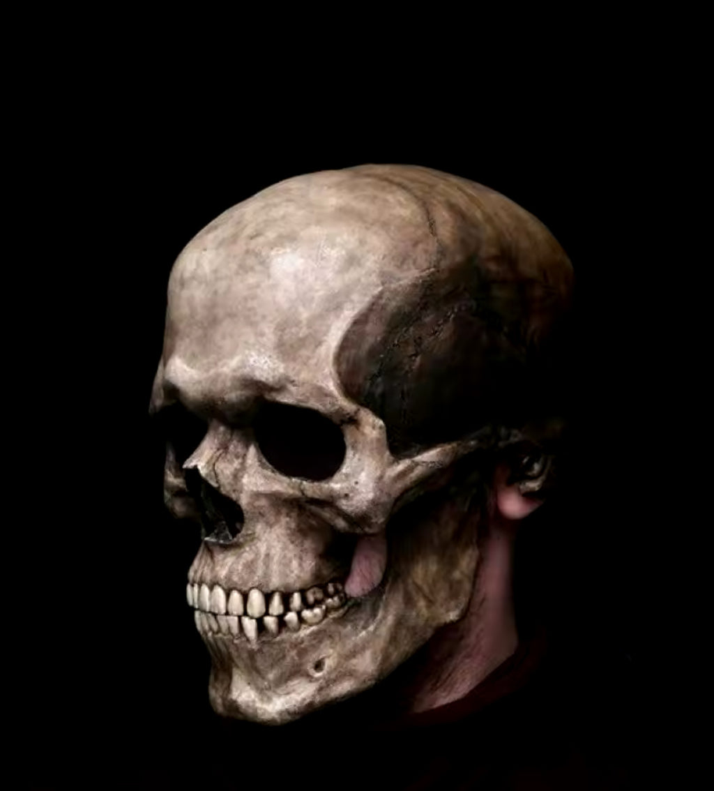 Gray helmet for bikers