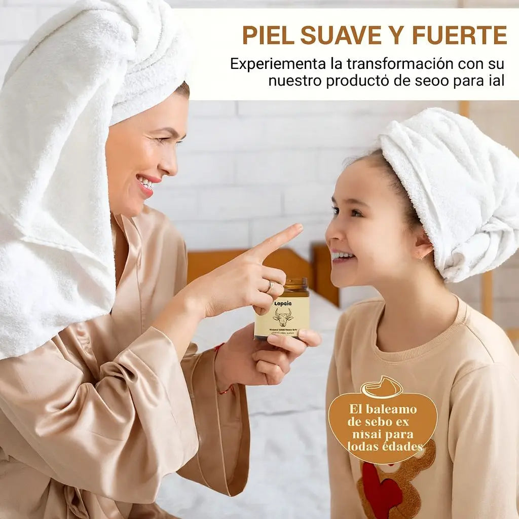LOPEIE el "Secreto" de Abuela para una Piel de Seda: Hidratación Profunda con Sebo de Ternera 100% Puro.