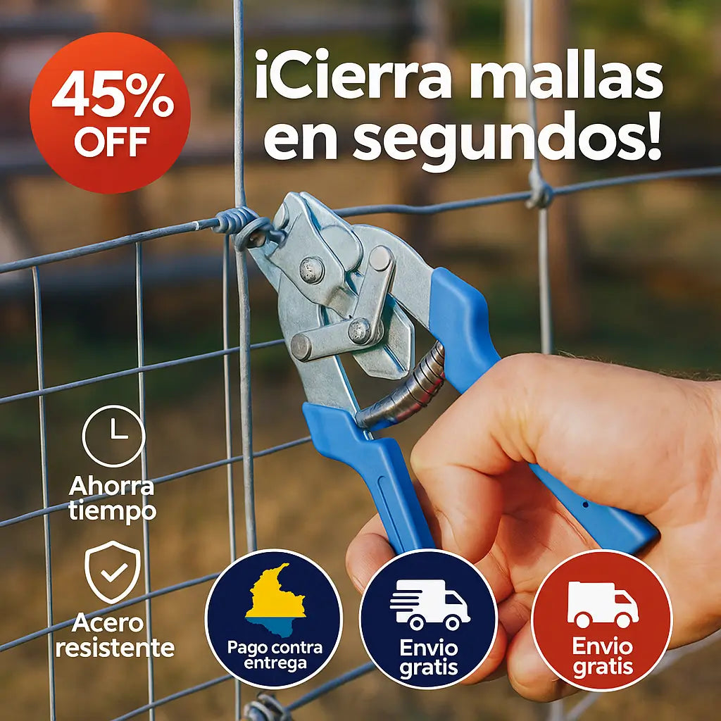 PinzaPro™Sujeción Rápida para Mallas, Cables, Corrales y MÁS