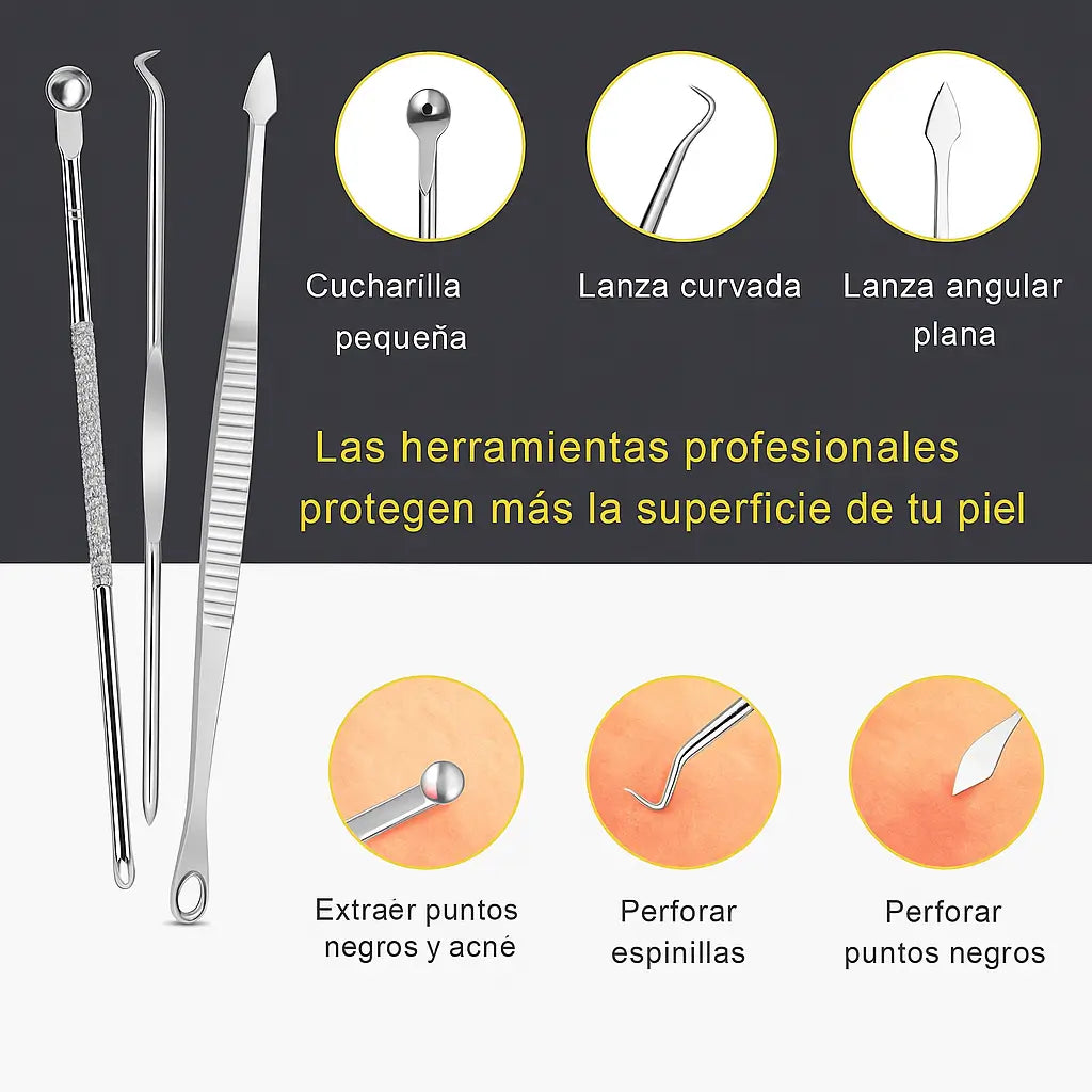 SkinFix™ – Elimina espinillas sin marcas con las herramientas más precisas PAGA 5 GRATIS 3