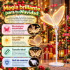 Mariposa Navideña LED con Movimiento Realista + Soporte de 1,35 m + Iluminación Decorativa