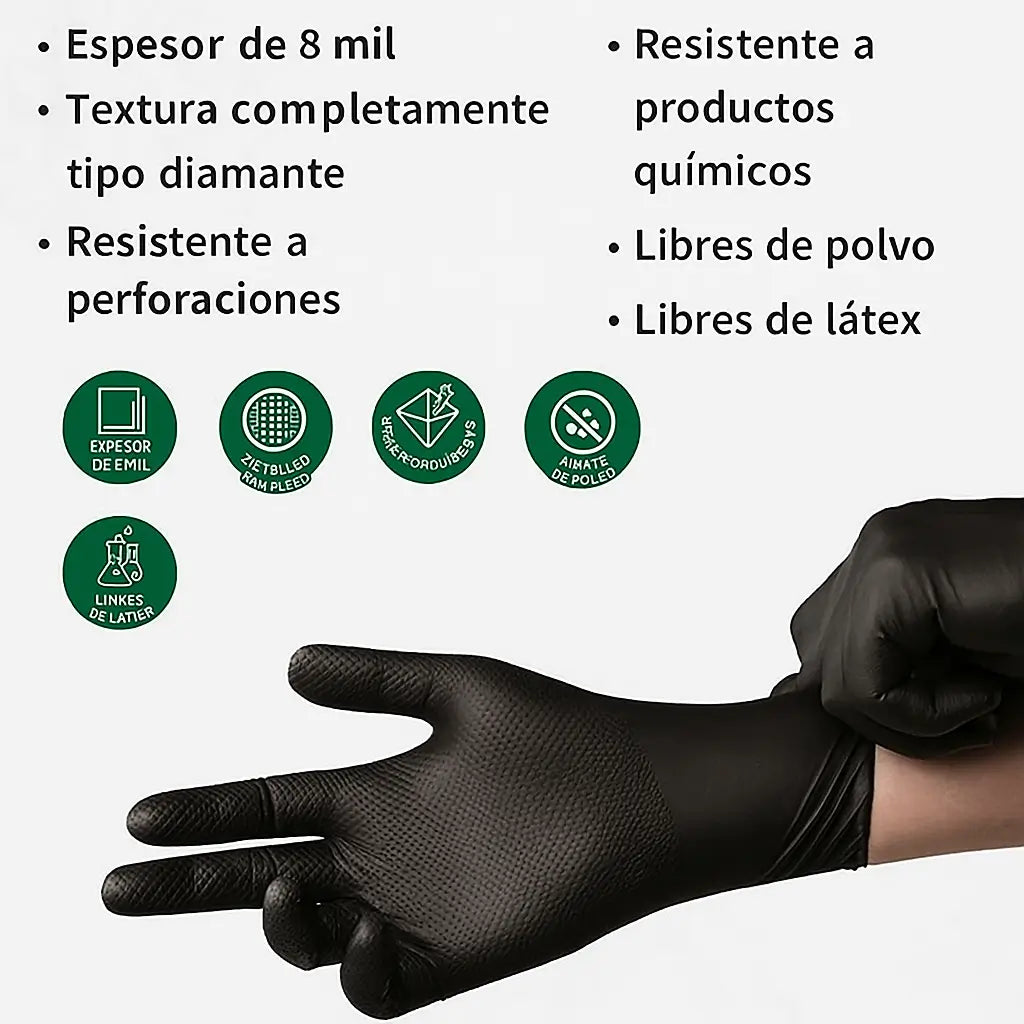 NitrilPro™ – Paga 50 y GRATIS 50 guantes de protección sin látex