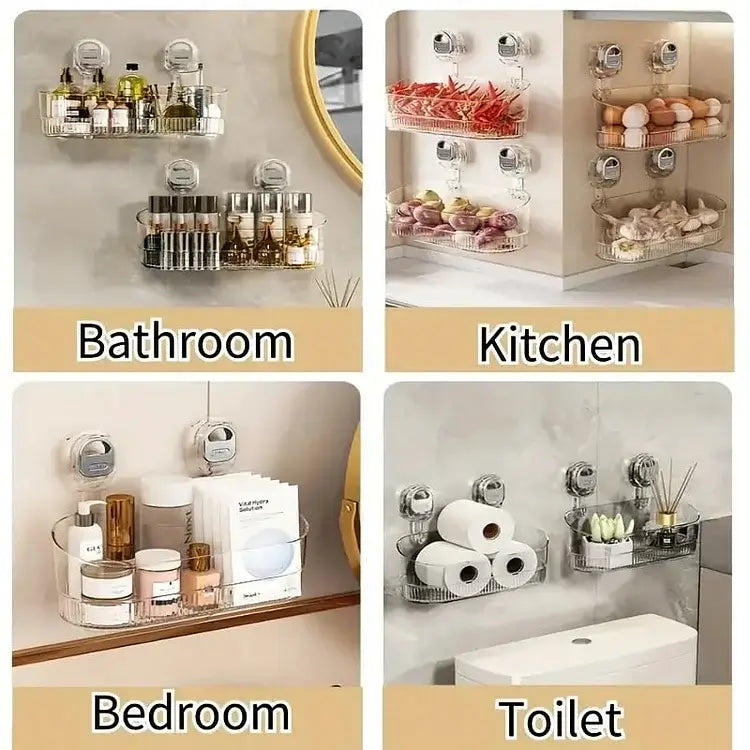 OrgaClick™ – 2x1 Se instala en segundos, organiza donde quieras Baño o Cosina