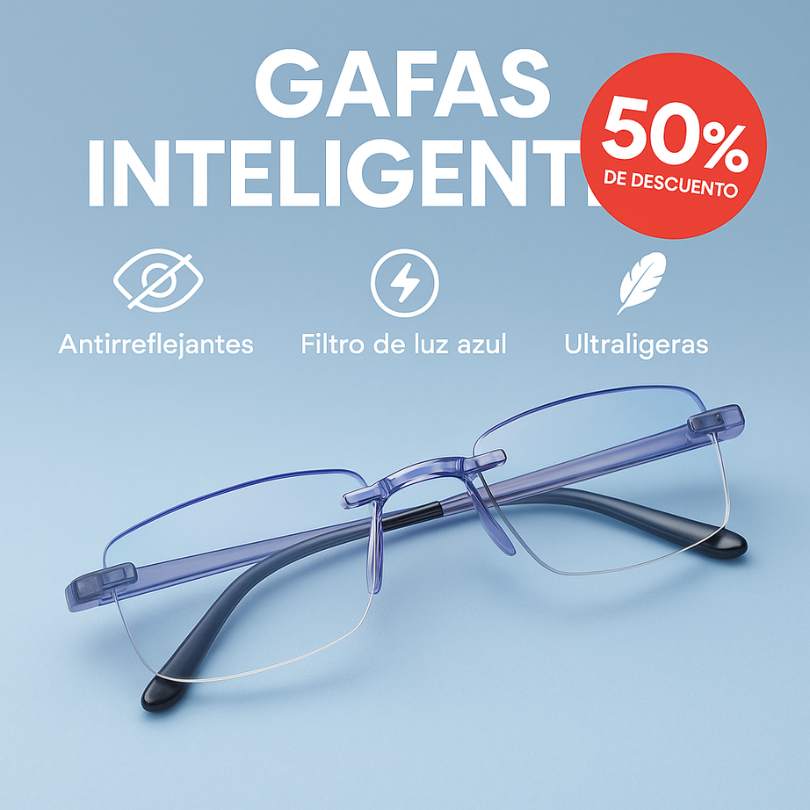 Gafas Inteligentes TR90 Pro Titanium – ¡Ve con claridad y estilo!
