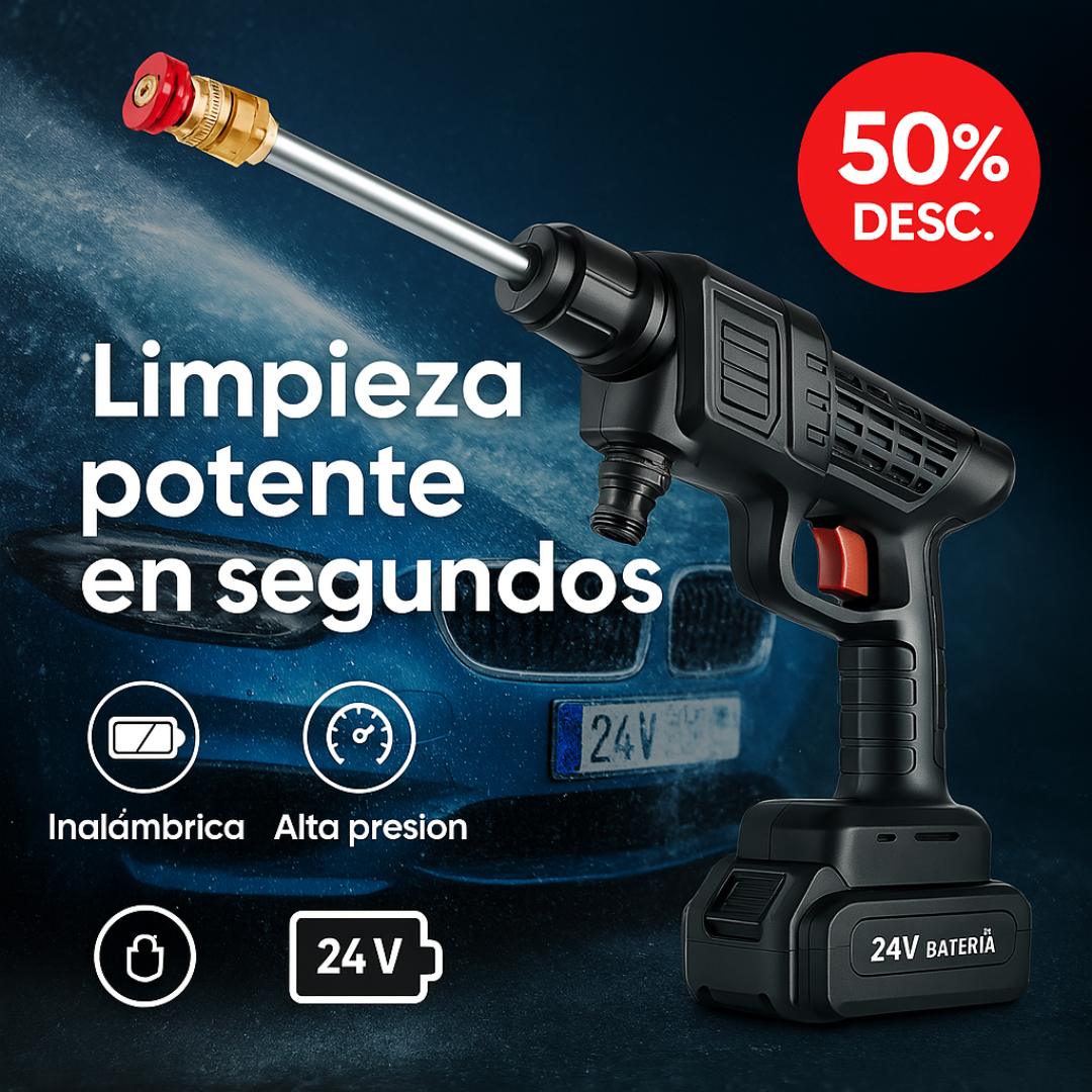 HydroGo® – Limpia todo con potencia… sin cables ni enredos.