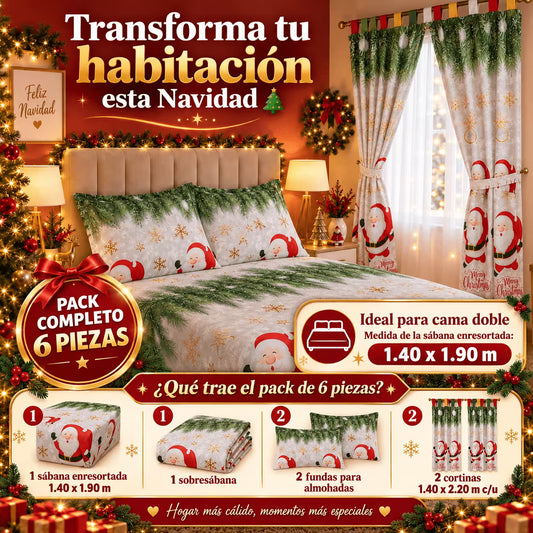 ChristmasRoom™ – Transforma tu Habitación esta Navidad x6 Piezas ✨