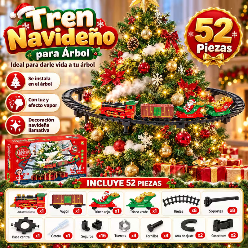 Set De Tren Colgante Para Árbol De Navid