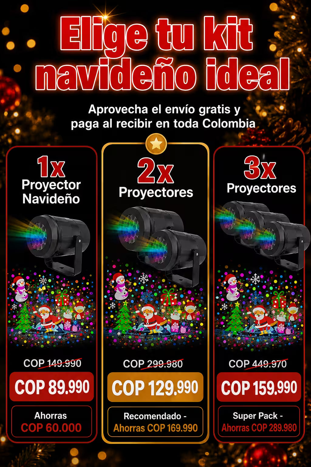 Proyector Navideño