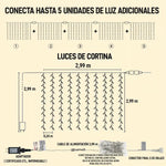 Luces En Chorro 3x3M 300 Led