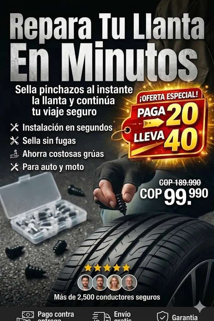 KITx20 tornillo despincha llantas DROPS*