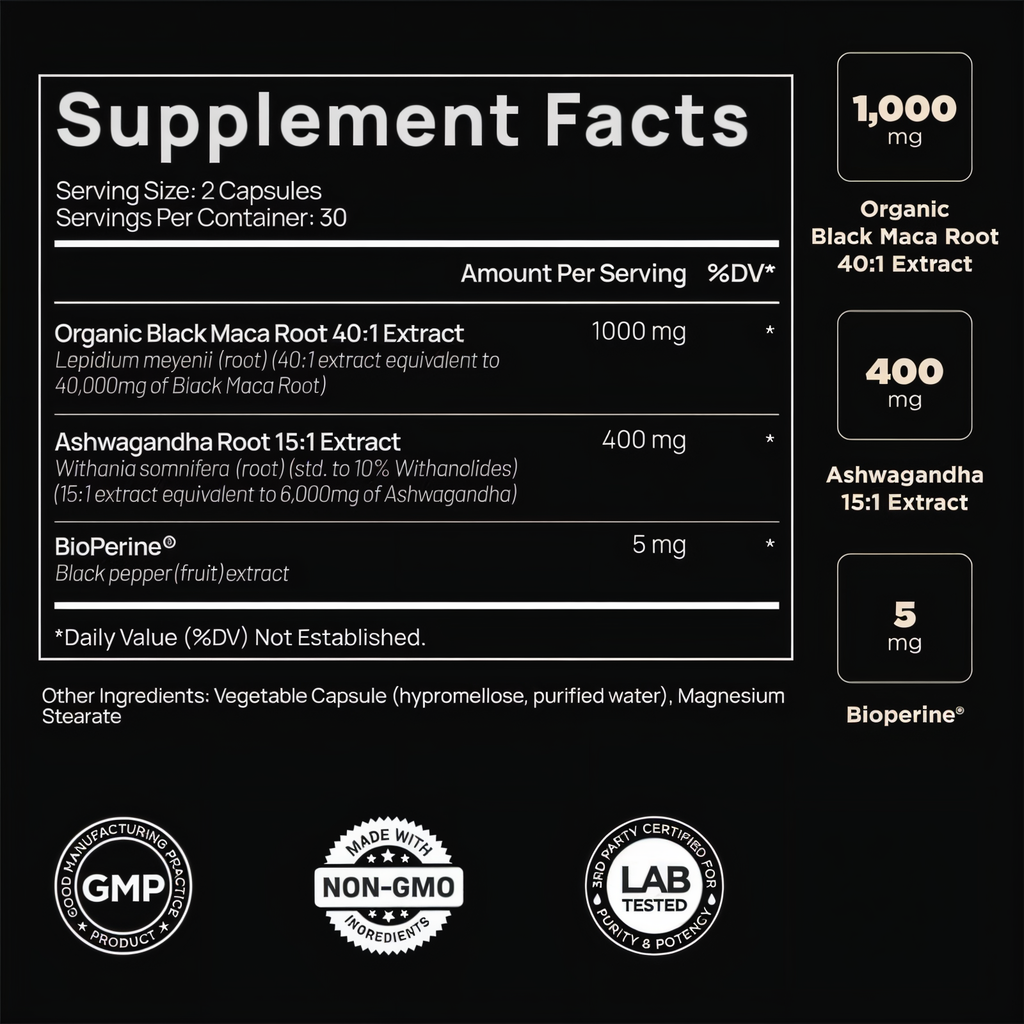 Energía Natural Maca Negra