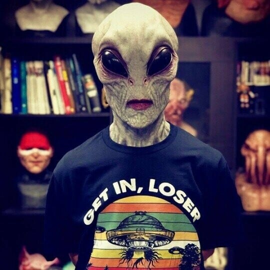Máscara Alienígena Realista