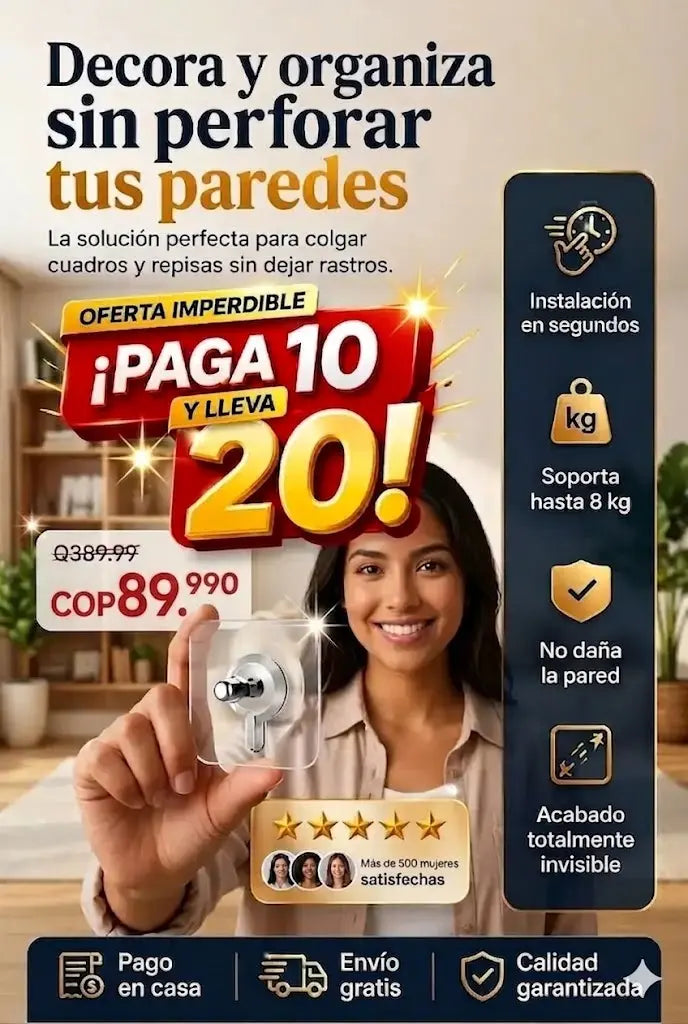 Ganchos adhesivos imp