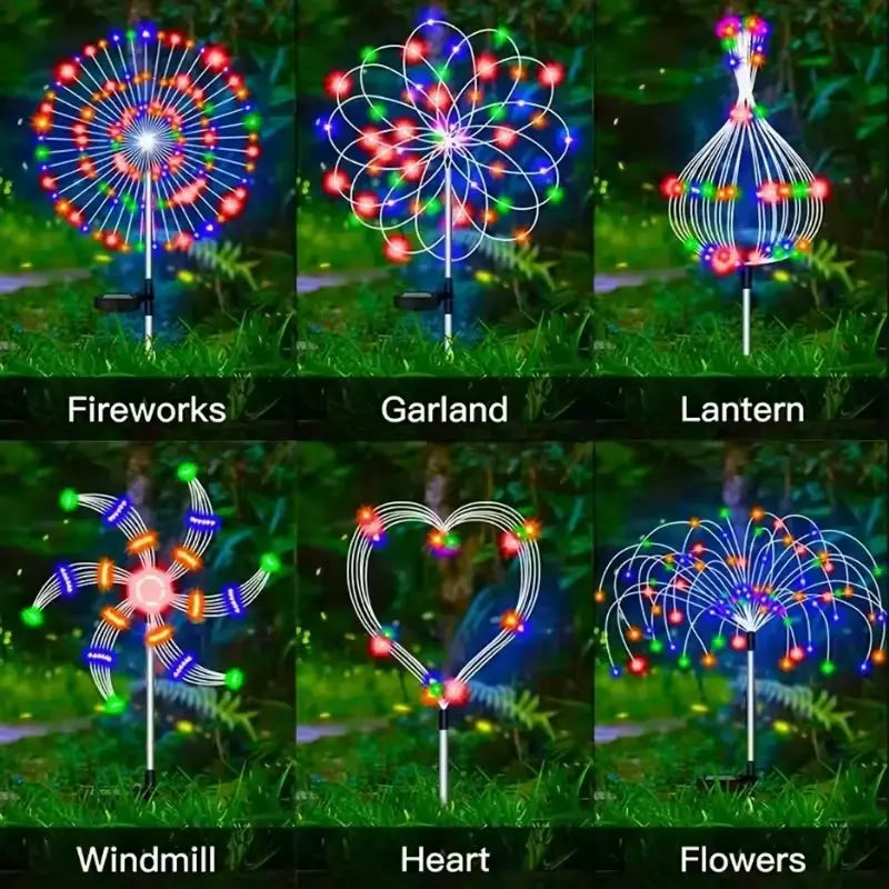 Luminara™Luces Solares tipo fuegos artificiales, Transforman tu Jardín ✨ ¡Y hoy paga 1 GRATIS la segunda.
